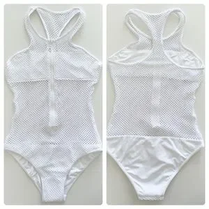 Melissa Odabash Swim Nwt Melissa Odabash Zuma Mesh Zip Up
